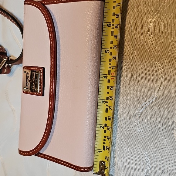 Dooney & Bourke Brielle Blush Pink Pebble Leather Satchel With Wallet - Picture 10 of 15